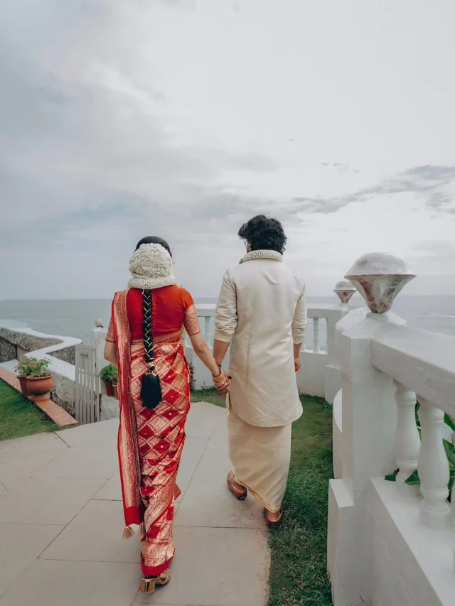 A love that feels at home beneath an endless sky and beside the quiet sea. ✨ Celebrating the beautiful beginning of Anto & Roopsree. When elegance meets simplicity, every moment feels like poetry, and some moments don't need to be grand to be unforgettable they just need two people and one love. 🤍🌊

[CinematicWedding ,SouthIndianWedding,SeasideWedding ,WeddingPhotography,BridalPortraits,TimelessLove,WeddingMoments,IndianBride,TraditionalWedding]